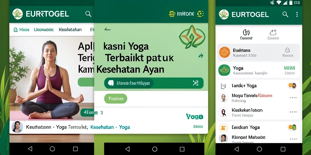 Tampilan antarmuka yang ramah pengguna dalam aplikasi Yoga EUROTOGEL.